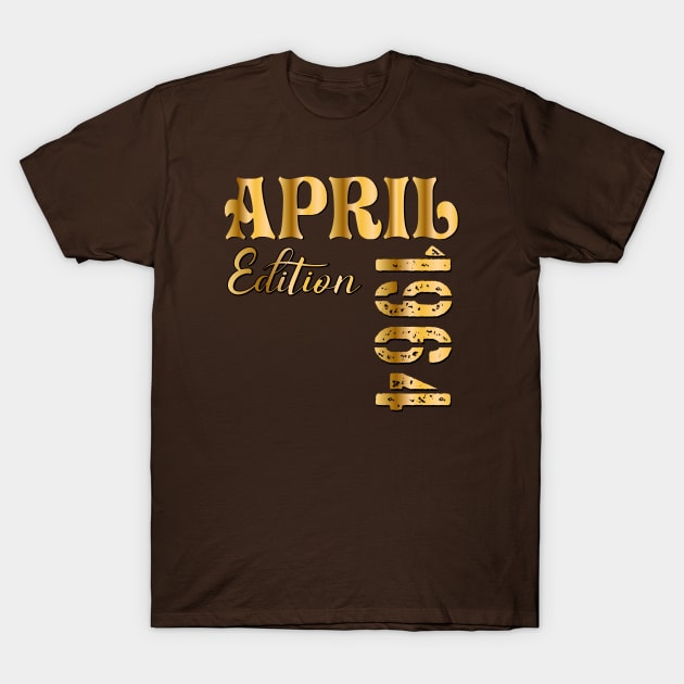 Birthday Aries April 1964 T-Shirt by MINIMALARTSTORY